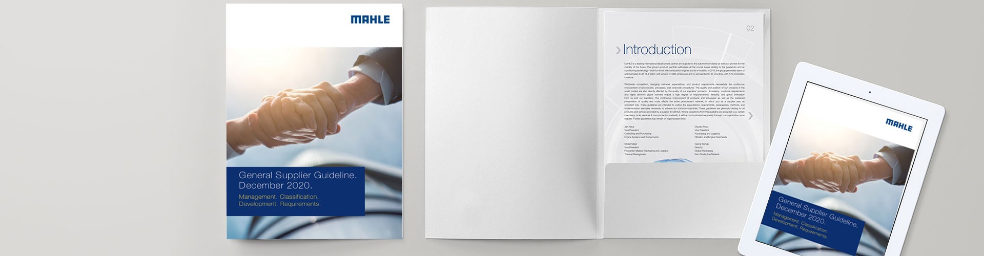 Diretrizes e documentos gerais para fornecedores